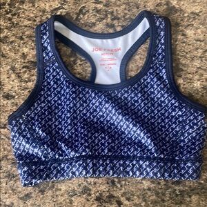 3/$15 Joe Fresh Girls size 6 S Sports Bra with Racerback Moisture-Wicking Fabric